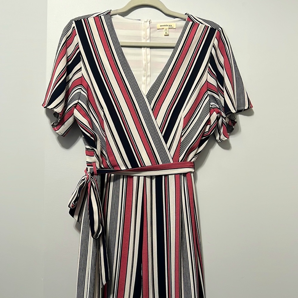 MONTEAU | Women’s Striped Jumpsuit